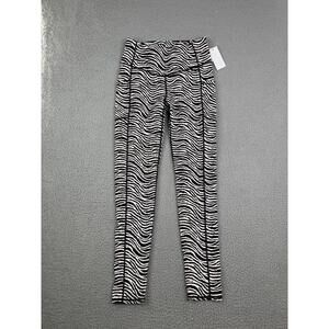 NWT J McLaughlin Zebra Print Pull On Leggings Women's Small Stretch Pocket
